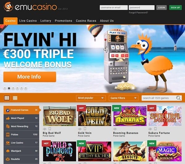 EMU CASINO Review 