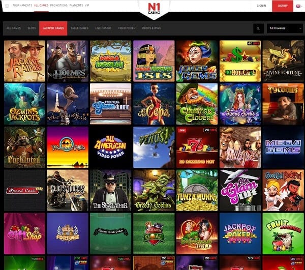 N1 Casino free play games