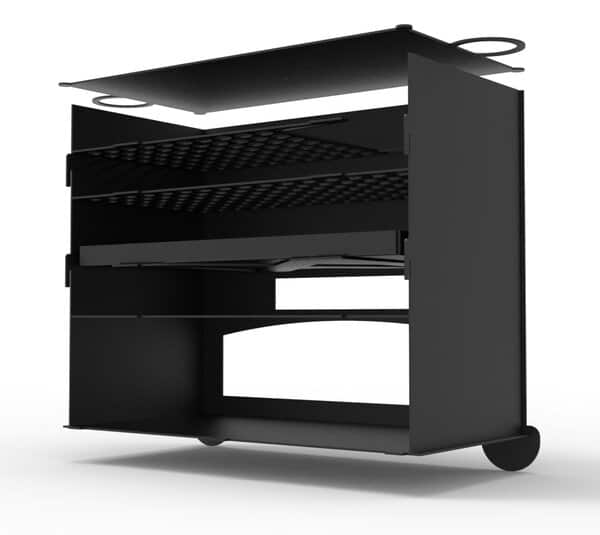 Коптильня на дровах, горячего копчения – чертеж для лазерного станка DXF