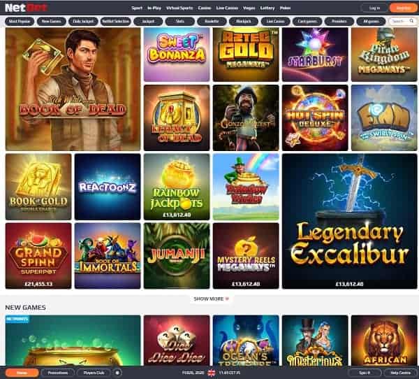 Unique Games at NetBet UK Casino 