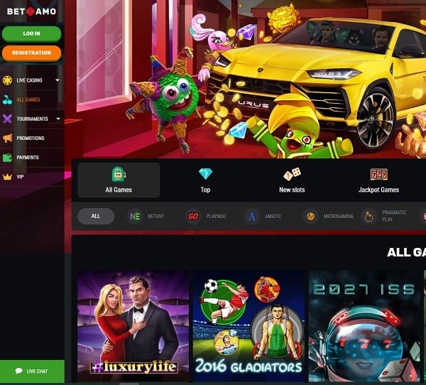 Betamo Casino Online and Mobile 