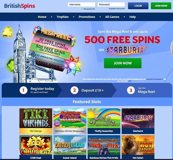 British Spins Casino Review