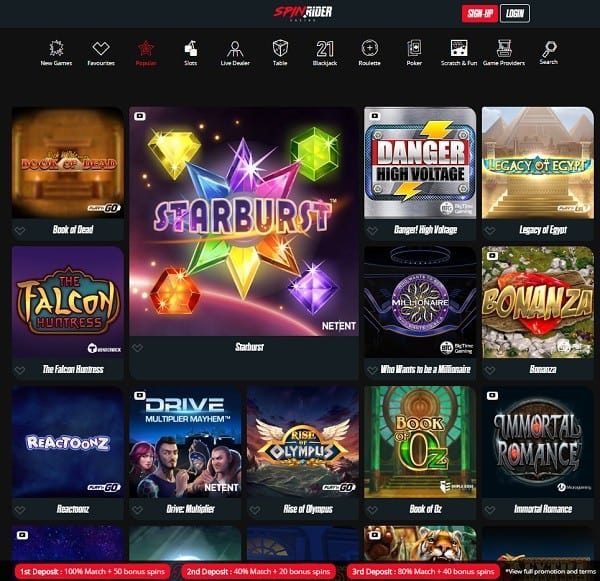 Spin Rider Casino Review