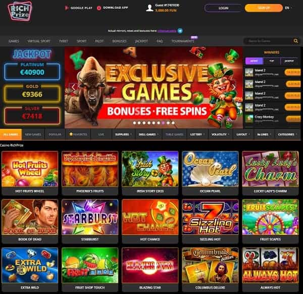 Rich Prize Casino Full Review 