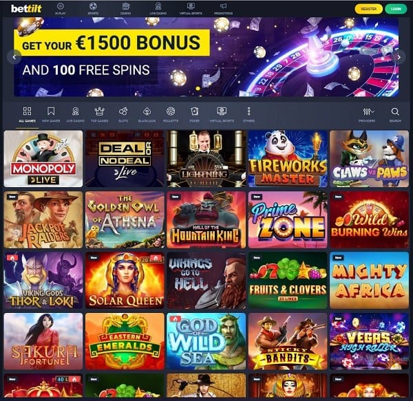 Bettilt 100 free spins