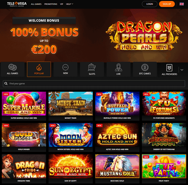 100% welcome bonus and 100 free spins on 1st deposit