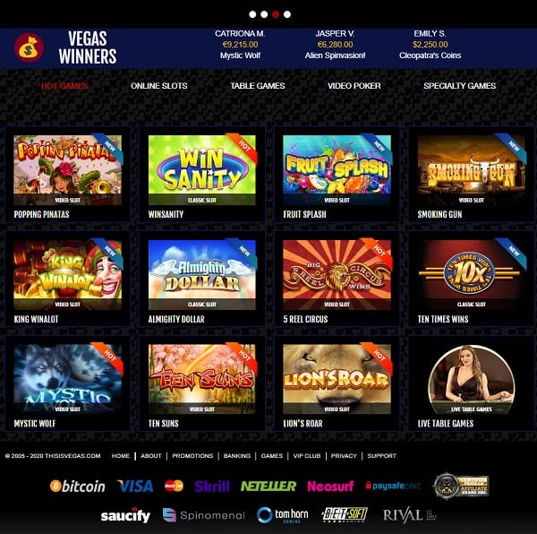 This Is Vegas RIVAL Casino Review