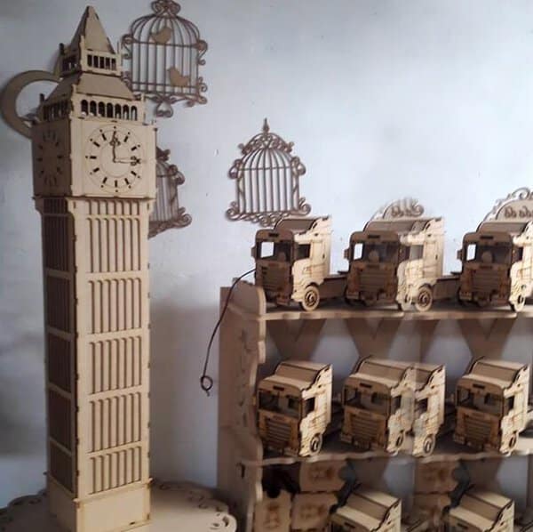 Биг-Бен в DXF формате