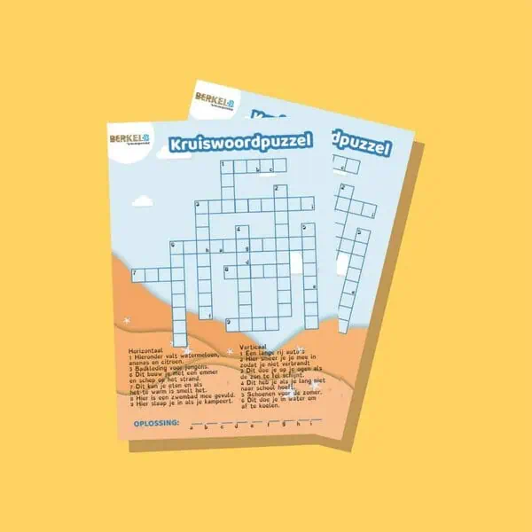 Zomerpuzzel: kruiswoordpuzzel
