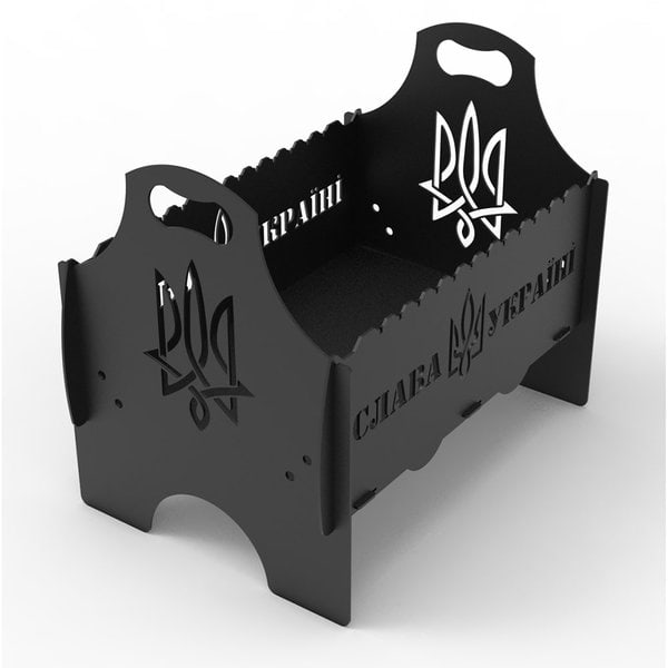 Мангал "Слава Украине" – чертеж в dxf | Мангал – Слава Україні dxf