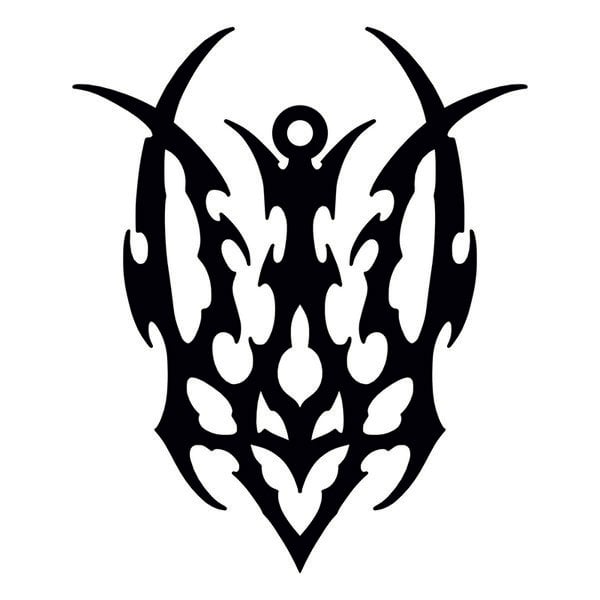 Медальон "Трезубец Украины" чертеж dxf кулон, брелок, талисман, ожерелье