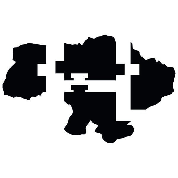 Карта Украины в DXF для лазерного станка с подложкой реками и городами | Мапа України креслення