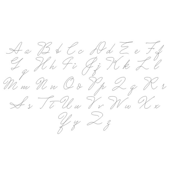 Монолинейный шрифт Английский алфавит 15 видов шрифтов DXF, Скилетный шрифт, Шрифт для фрезеровки