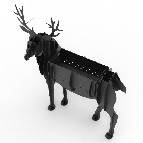 Мангал в виде животного – "Олень" Чертеж для лазерного станка