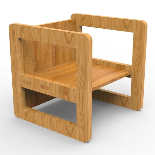 Детское кресло – чертеж для лазера DXF