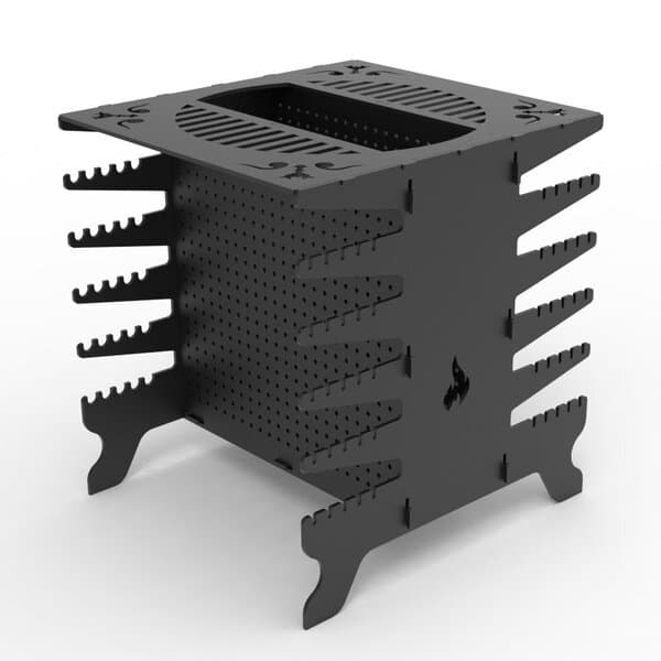 Большой вертикальный мангал на 50 шампуров – чертед DXF