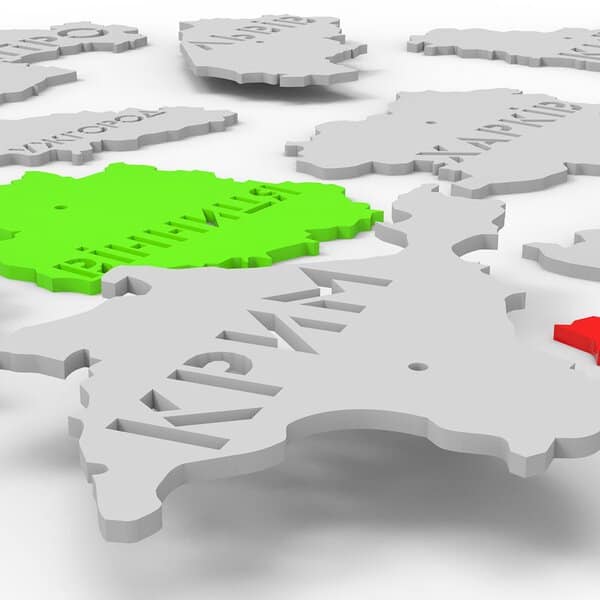 Карта украины 3D модель для 3D принтера | STL модели