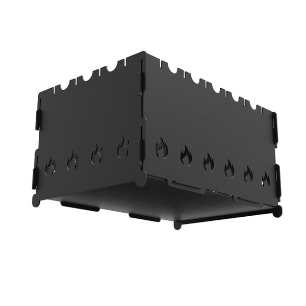 Компактный походный мангал формата А4 – чертеж для лазерного станка DXF \ SOLIDWORKS