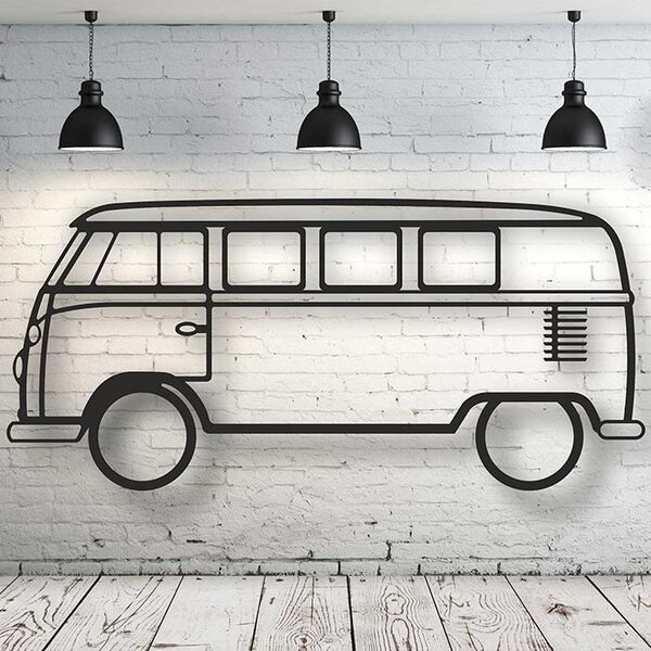 VOLKSWAGEN T1 – Панно, чертеж в DXF формате