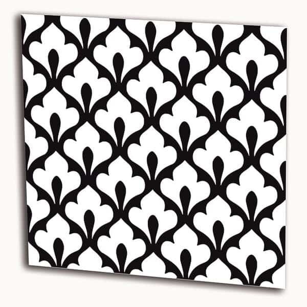 Трафарет бесшовный "Лилии" (по горизонтали и вертикали) – Чертеж DXF