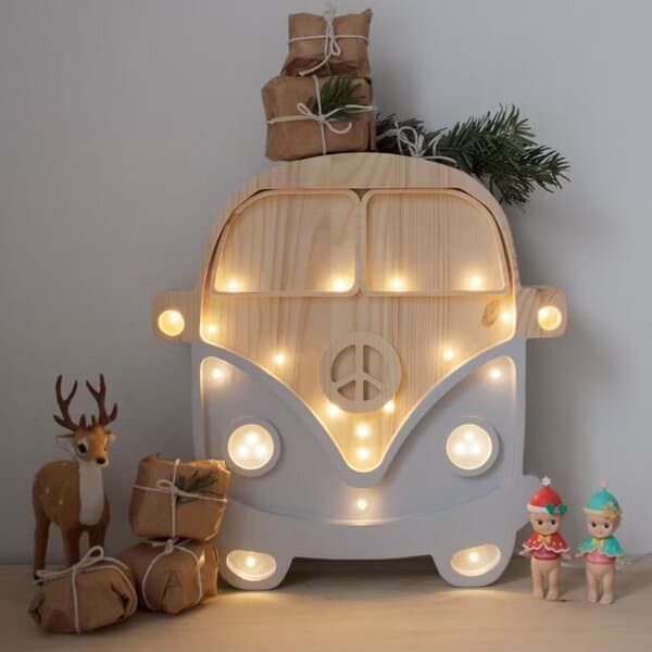 Ночник в виде "Бусик Volkswagen" – Многослойный чертеж в dxf формате