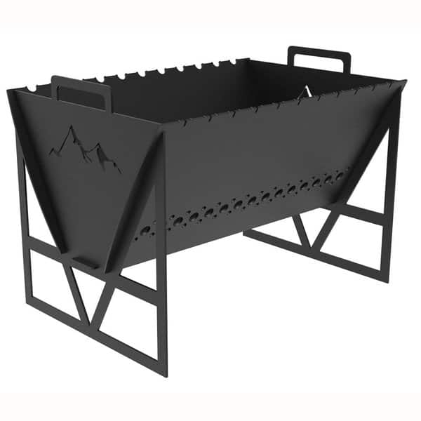 Чертеж барбекю для лазерного станка DXF, Костровая чаша, Кемпинговый гриль. Файл для ЧПУ лазера