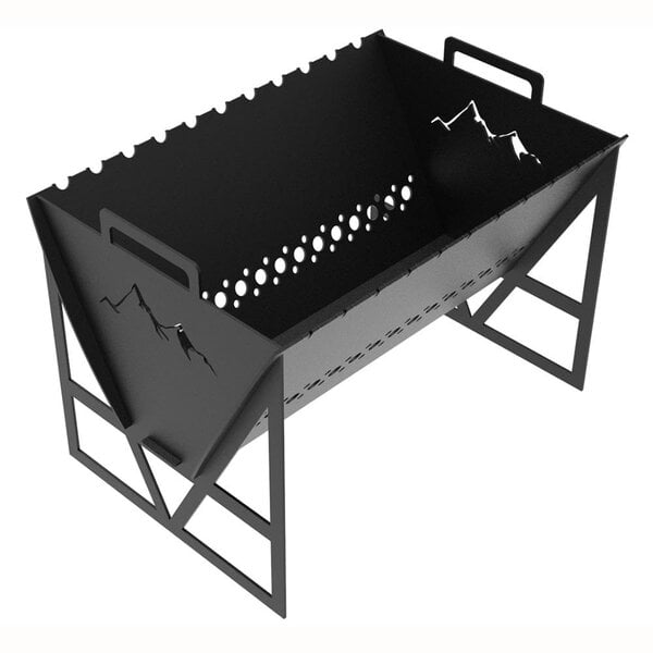 Чертеж барбекю для лазерного станка DXF, Костровая чаша, Кемпинговый гриль. Файл для ЧПУ лазера