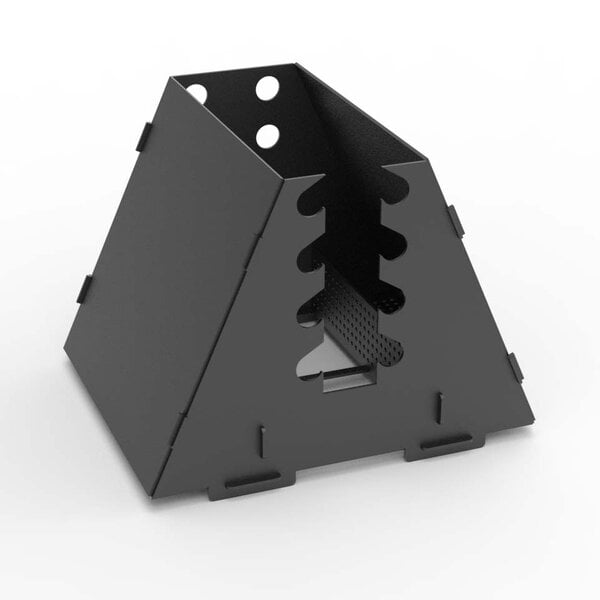 Вертикальный мангал для полезного приготовления шашлыка. Чертеж для лазерного станка DXF