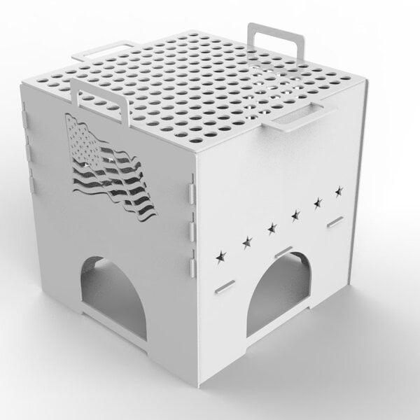 Костровая чаша "США", чертеж DXF для лазерного станка. Америка | Барбекю | Гриль | Печь | Костровая чаша