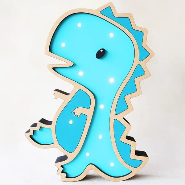 Ночник "Динозаврик" – Многослойный чертеж в dxf формате