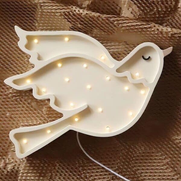 Ночник "Голубь мира" – Многослойный чертеж в dxf формате