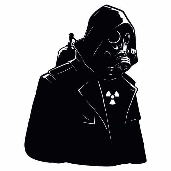 Панно – Сталкер (S.T.A.L.K.E.R.) чертеж для лазера DXF