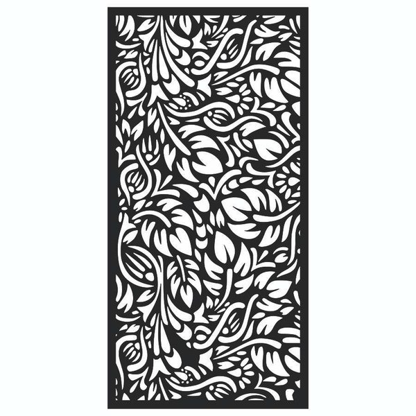 Декоративная перегородка "Джунгли" DXF чертеж