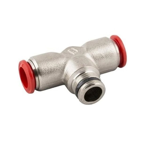 União T Macho Central Engate Rápido Latão