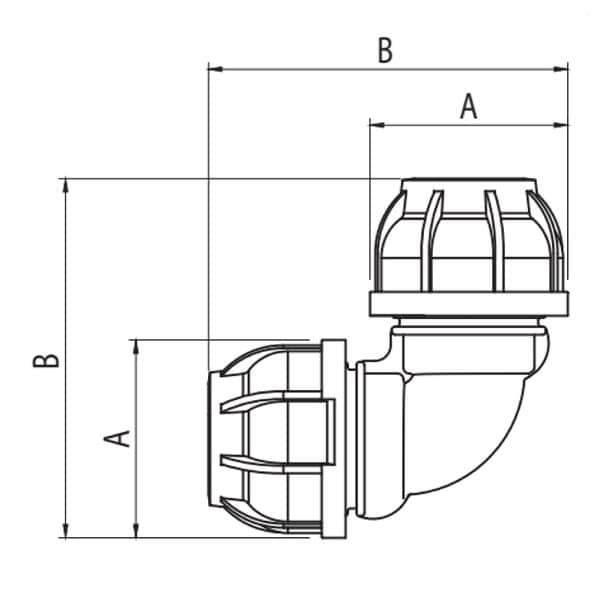 Acessório Nylon Curva 90º - Image 2