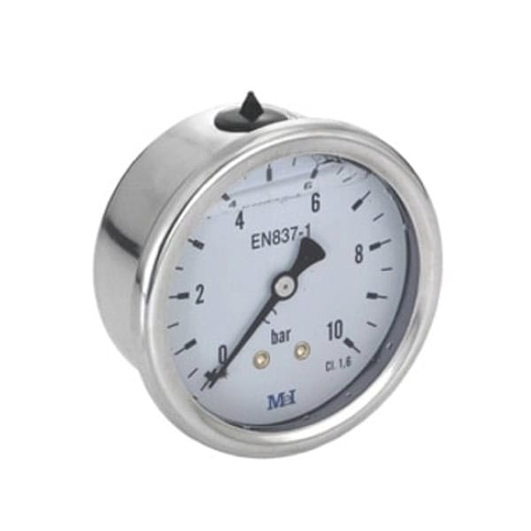 Manómetro a Glicerina Rosca Horizontal Ø 63-100(MGH)