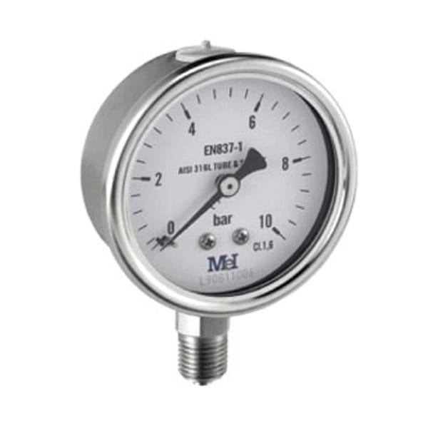 Manómetro a seco Rosca Vertical Ø 63-100-150(MV)