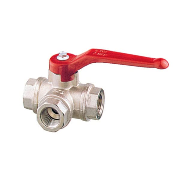 Válvula Macho Esférico Latão-3 Vias