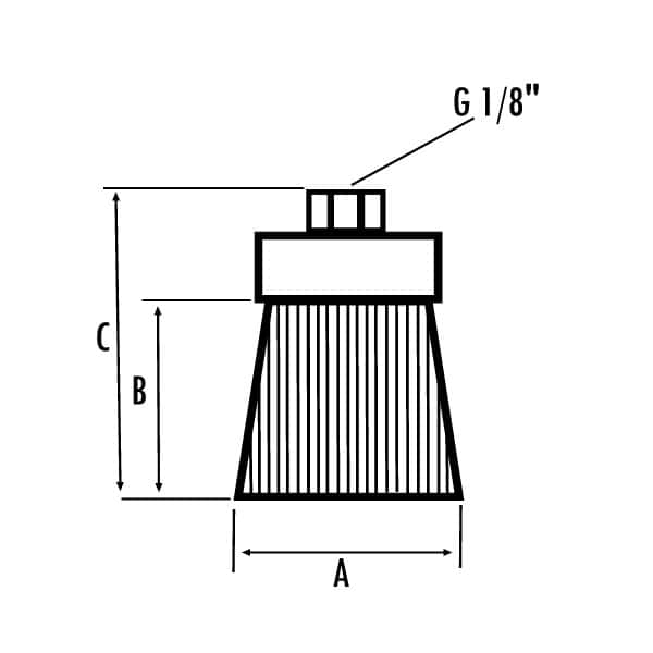 Pente Multicanal de Plástico Estreito 1/4″ - Image 3