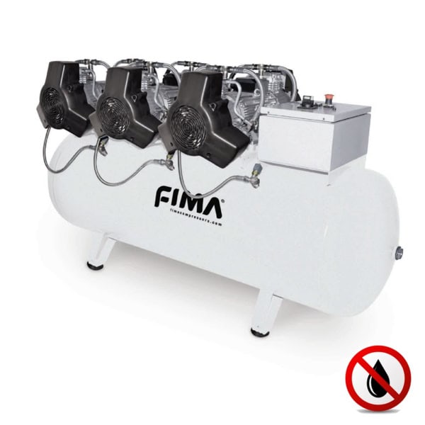 Compressor Estomatologia Série Stealth 6,5×2 a 6,5×3 CV-1440 a 2160Lt/min.