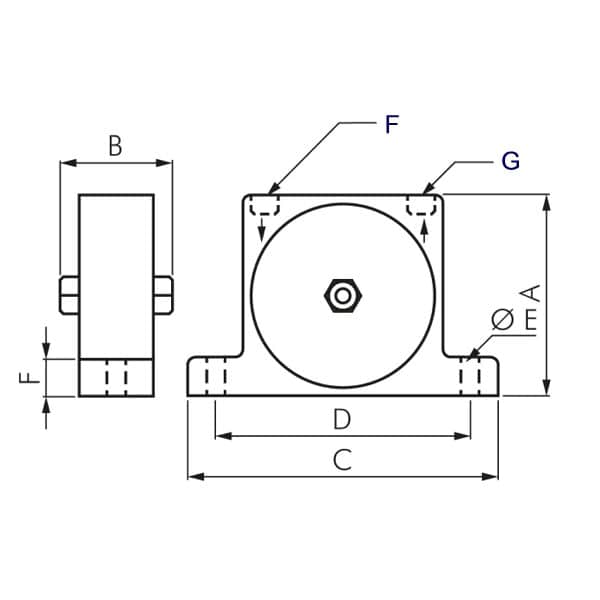 Vibrador Pneumático Série VR(Rotor) - Image 2