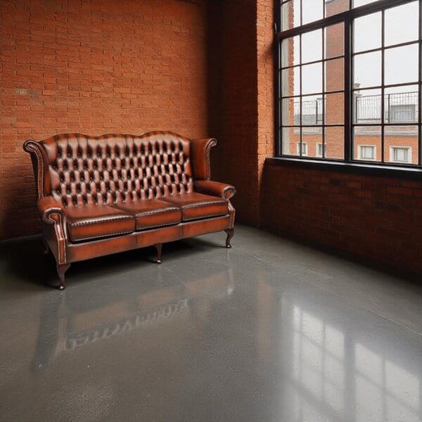 Chesterfield Scroll bank 191cm breed - Afbeelding 2