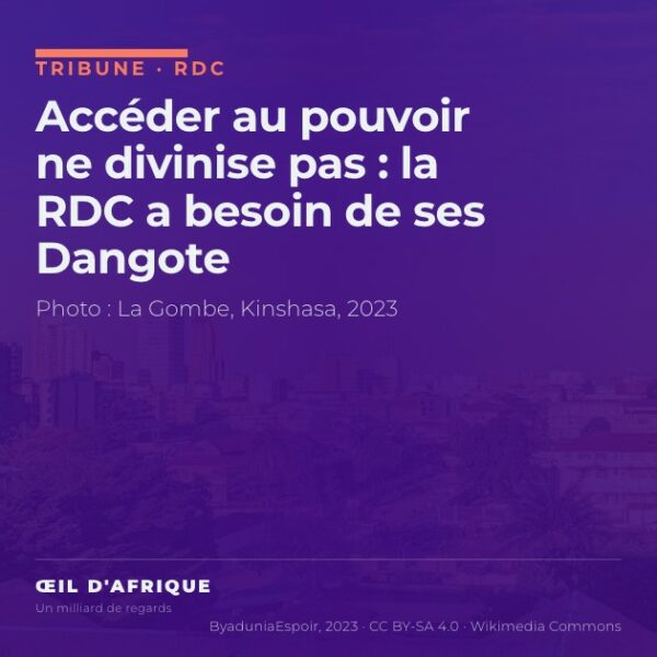 Le quartier d'affaires de La Gombe à Kinshasa ; tribune sur l'alternance au pouvoir en RDC et l'entrepreneuriat congolais