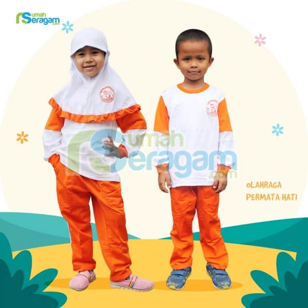 Seragam Olahraga TK Muslim Permata Hati