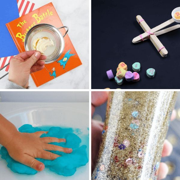 50 free preschool science ideas to use as curriculum, unit studies, or as a supplement to your current homeschool curriculum.