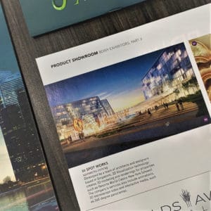 A picture of the page in Boutique Design that features Spotworks