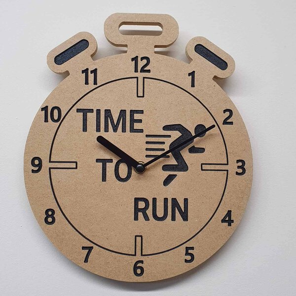 Sports Clock - Time To Run Clock 2 - Sports Collection - Image 3
