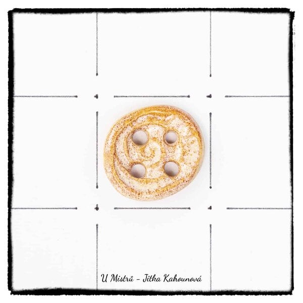 Knoflík spirála 2,5 cm