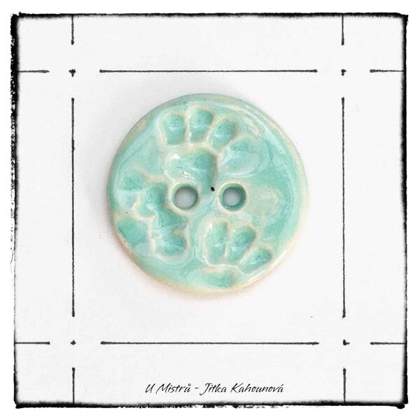 Knoflík tlapky 4 cm