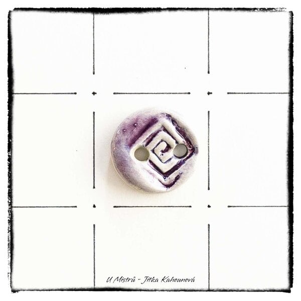 Knoflík spirála 2 cm